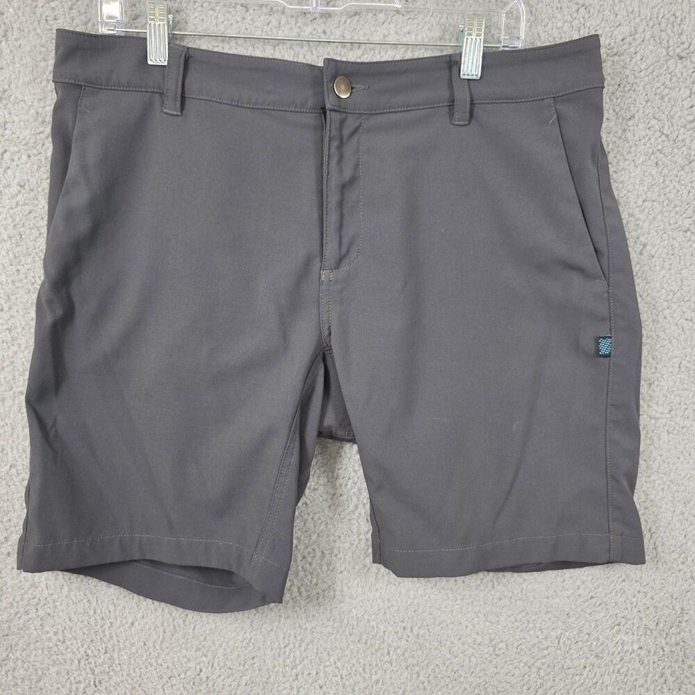 Ornot Shorts Men's Gray Chino Mission Commute Cycling Performance Tech Size 34